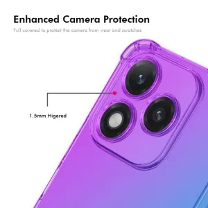 ENKAY GRADIENT Ochranný kryt pre Honor 400 Lite 5G BLUE PINK