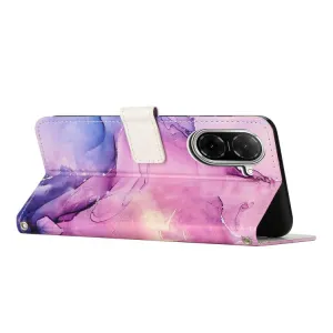 ART MARBLE Peňaženkový kryt pre Xiaomi Redmi A5 PURPLE