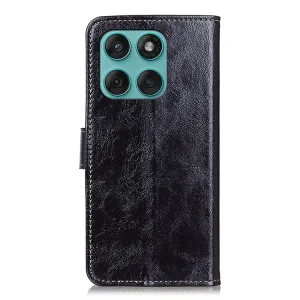 RETRO Peňaženkový obal Motorola Edge 60 / Edge 60 Fusion čierny