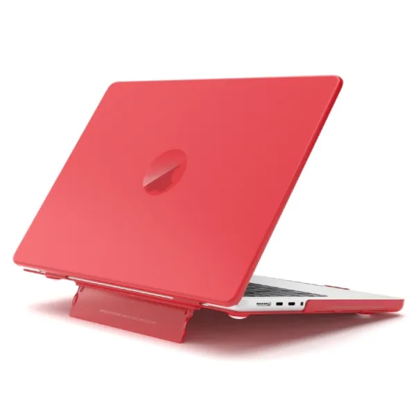 FROST Obal pre Macbook Air 13 (M2 / M3 / M4 / M5) A2681 / A3113 / A3240 / A3449 červený