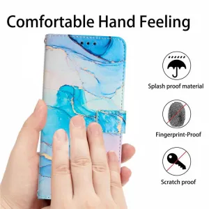 ART MARBLE Peňaženkový kryt pre Xiaomi Redmi Note 15 Pro PINK BLUE