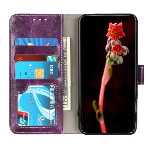 RETRO Peňaženkový obal Xiaomi Redmi Note 14S fialový