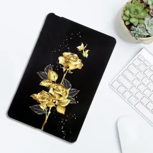 ART TPU Ochranný kryt pre Amazon Kindle Paperwhite 2024 GOLDEN ROSE
