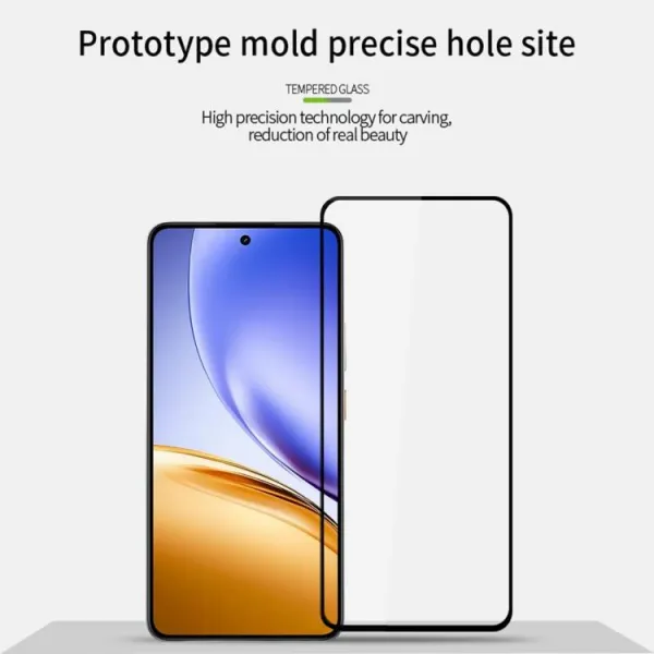 3D Tvrdené ochranné sklo pre Realme 14 5G