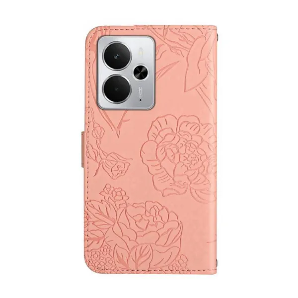 ART BLOSSOM Peňaženkový obal pre Realme 14 5G ružový