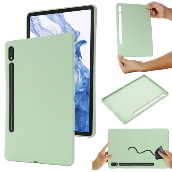 RUBBER Ochranný kryt pre Samsung Galaxy Tab S9 zelený