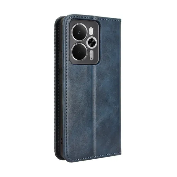 BUSINESS Peňaženkový kryt pre Realme 14 5G modrý