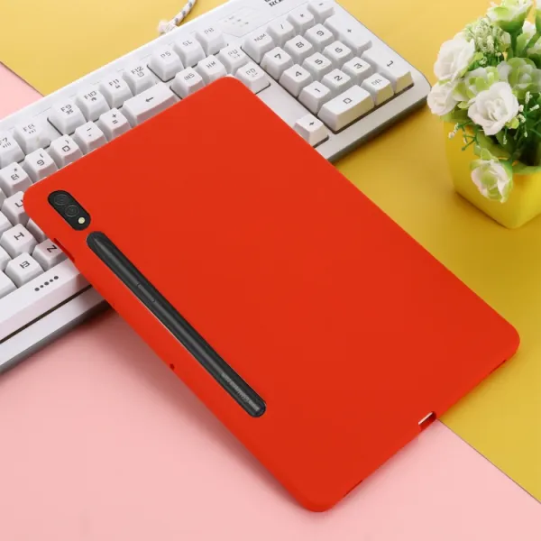 RUBBER Ochranný kryt pre Samsung Galaxy Tab S9 červený