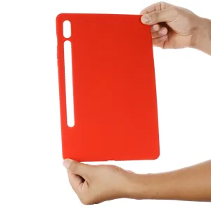 RUBBER Ochranný kryt pre Samsung Galaxy Tab S9 červený