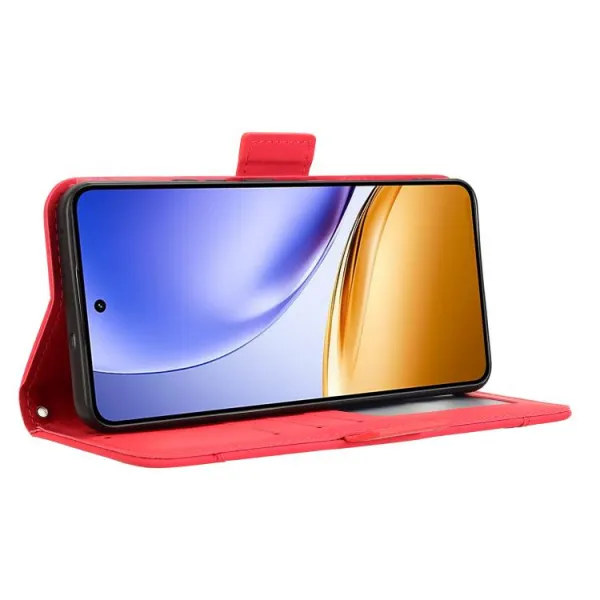 SLOT Peňaženkový obal pre Realme 14 5G červený