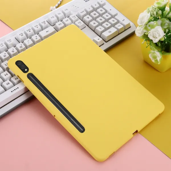RUBBER Ochranný kryt pre Samsung Galaxy Tab S9 žltý