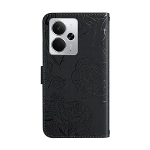 ART BLOSSOM Peňaženkový obal pre Realme 14 5G čierny