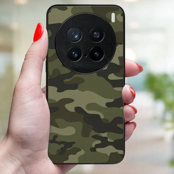 MY ART Ochranný kryt pre Vivo X200 Pro 5G GREEN CAMO (235)