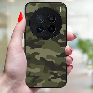 MY ART Ochranný kryt pre Vivo X200 Pro 5G GREEN CAMO (235)