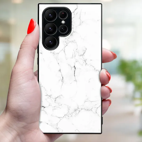 MY ART Ochranný kryt pre Samsung Galaxy S25 Ultra 5G WHITE MARBLE (144)