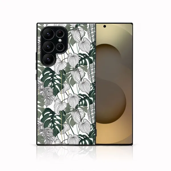 MY ART Ochranný kryt pre Samsung Galaxy S25 Ultra 5G LEAF (175)