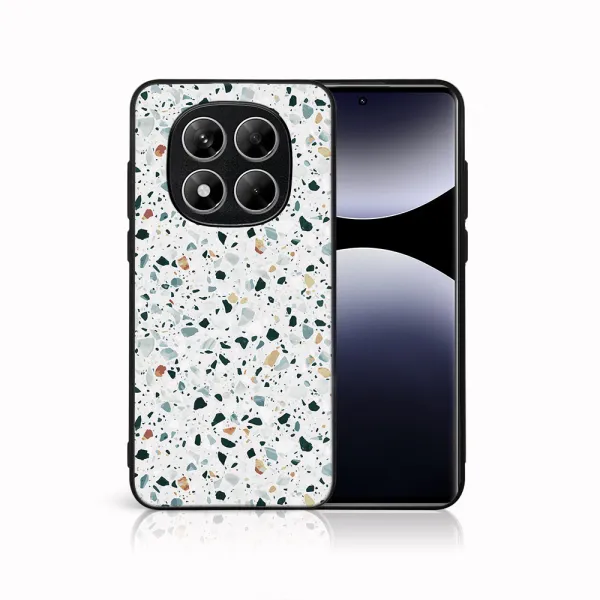 MY ART Ochranný kryt pre Xiaomi Redmi Note 14 Pro GREY TERRAZZO (163)