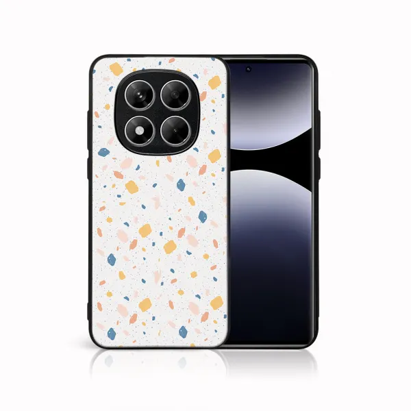 MY ART Ochranný kryt pre Xiaomi Redmi Note 14 Pro ORANGE TERRAZZO (165)