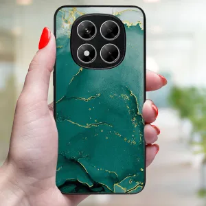 MY ART Ochranný kryt pre Xiaomi Redmi Note 14 Pro GREEN MARBLE (145)