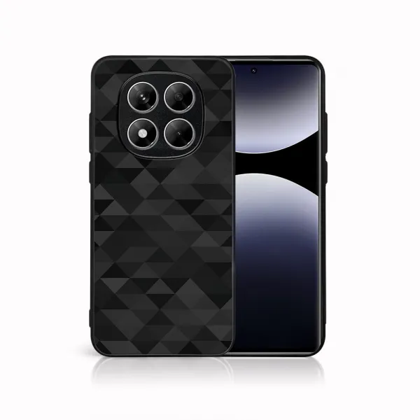 MY ART Ochranný kryt pre Xiaomi Redmi Note 14 Pro BLACK TRIANGLES (232)