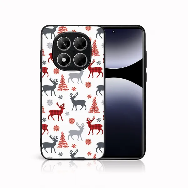 MY ART Kryt s vianočným dizajnom Xiaomi Redmi Note 14 Pro DEER (068)