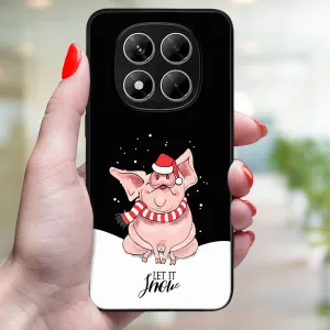 MY ART Kryt s vianočným dizajnom Xiaomi Redmi Note 14 Pro LET IT SNOW (075)