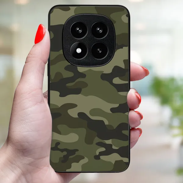 MY ART Ochranný kryt pre Xiaomi Redmi Note 14 Pro+ 5G GREEN CAMO (235)