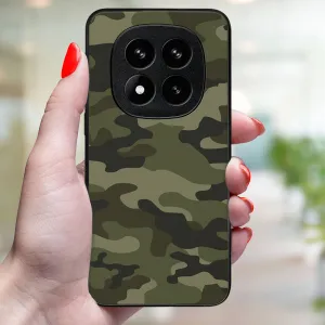 MY ART Ochranný kryt pre Xiaomi Redmi Note 14 Pro+ 5G GREEN CAMO (235)