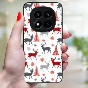 MY ART Kryt s vianočným dizajnom Xiaomi Redmi Note 14 Pro+ 5G DEER (068)