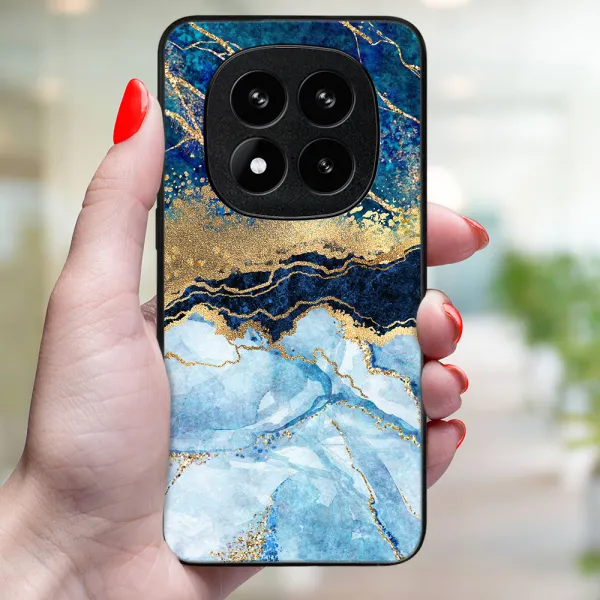 MY ART Ochranný kryt pre Xiaomi Redmi Note 14 Pro+ 5G BLUE MARBLE (141)
