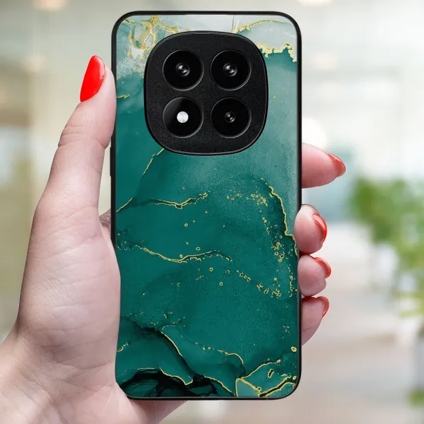 MY ART Ochranný kryt pre Xiaomi Redmi Note 14 Pro+ 5G GREEN MARBLE (145)