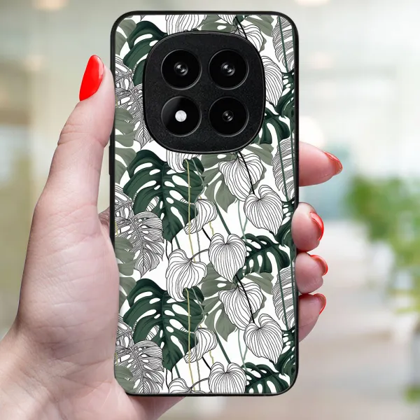 MY ART Ochranný kryt pre Xiaomi Redmi Note 14 Pro+ 5G LEAF (175)