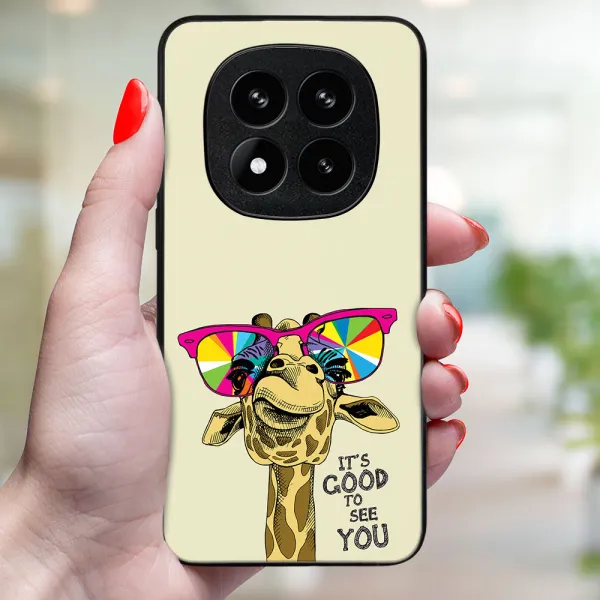 MY ART Ochranný kryt pre Xiaomi Redmi Note 14 Pro+ 5G GIRAFFE (180)