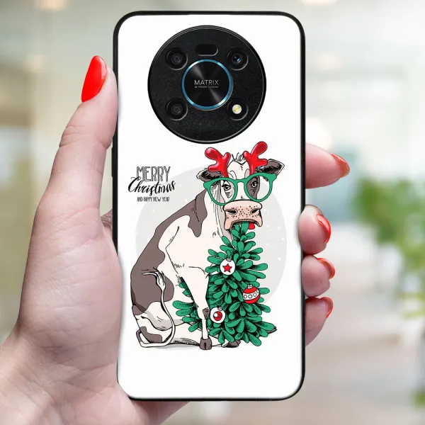 MY ART Kryt s vianočným dizajnom Honor Magic4 Lite 5G MERRY CHRISTMAS (074)