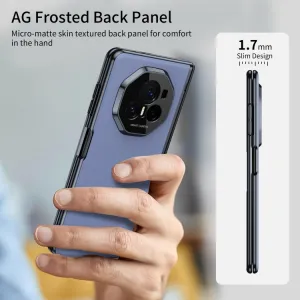 FROSTED AG Ochranný kryt so zabudovaným sklom pre Honor Magic V3 tmavomodrý