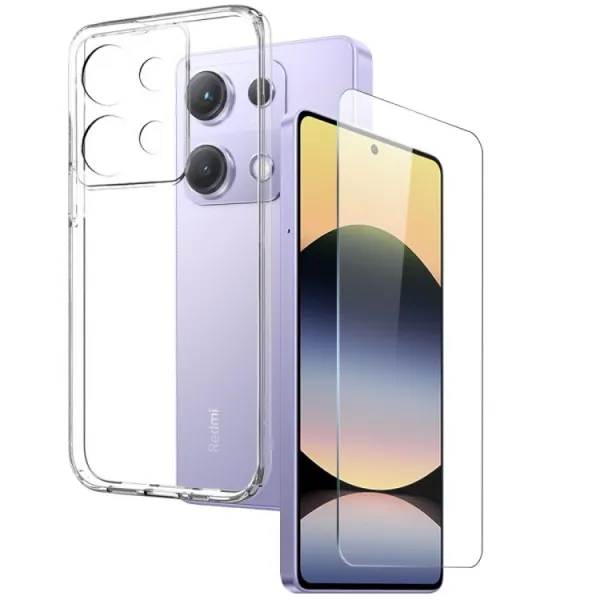 NORTHJO 2in1 Ochranný kryt a sklo pre Xiaomi Redmi Note 14S