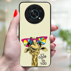 MY ART Ochranný kryt pre Honor Magic4 Lite 5G GIRAFFE (180)