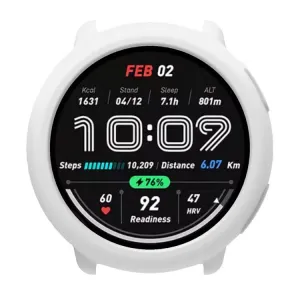TPU HALF COVER Kryt pre Amazfit Active 2 biely