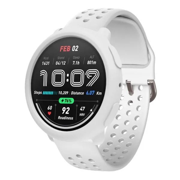 TPU HALF COVER Kryt pre Amazfit Active 2 biely