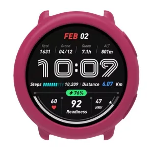 TPU HALF COVER Kryt pre Amazfit Active 2 bordový