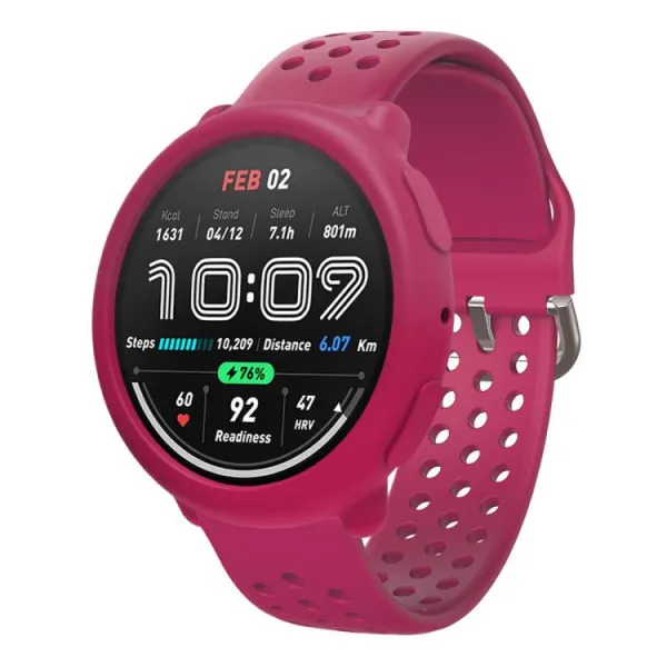 TPU HALF COVER Kryt pre Amazfit Active 2 bordový