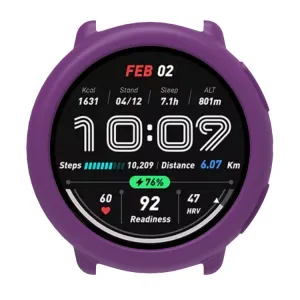 TPU HALF COVER Kryt pre Amazfit Active 2 tmavofialový