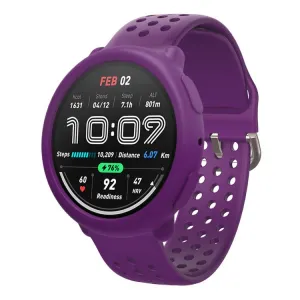 TPU HALF COVER Kryt pre Amazfit Active 2 tmavofialový
