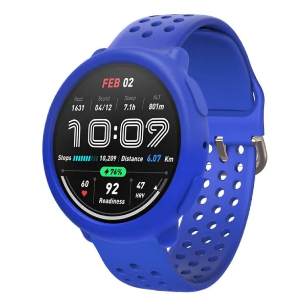 TPU HALF COVER Kryt pre Amazfit Active 2 svetlomodrý