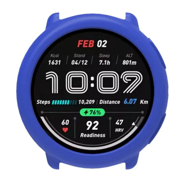 TPU HALF COVER Kryt pre Amazfit Active 2 svetlomodrý