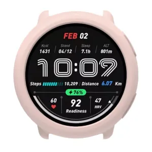 TPU HALF COVER Kryt pre Amazfit Active 2 svetloružový