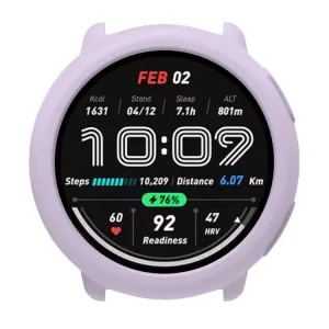 TPU HALF COVER Kryt pre Amazfit Active 2 svetlofialový