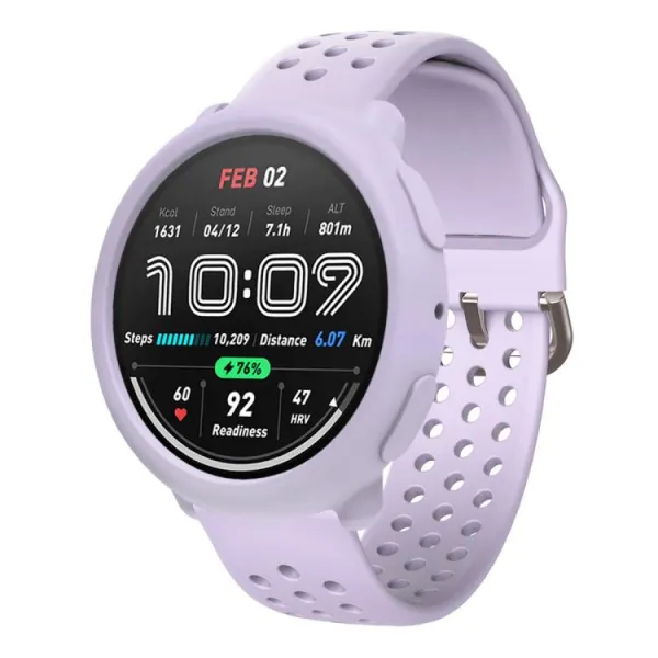 TPU HALF COVER Kryt pre Amazfit Active 2 svetlofialový