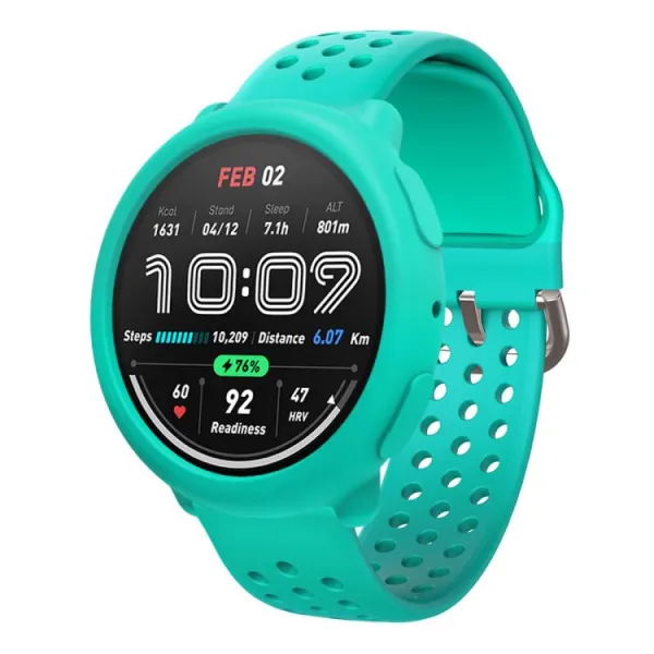 TPU HALF COVER Kryt pre Amazfit Active 2 svetlozelený