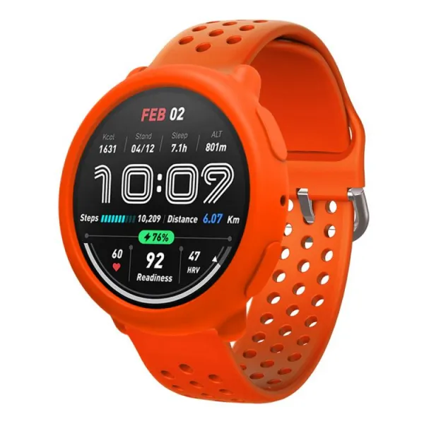 TPU HALF COVER Kryt pre Amazfit Active 2 oranžový